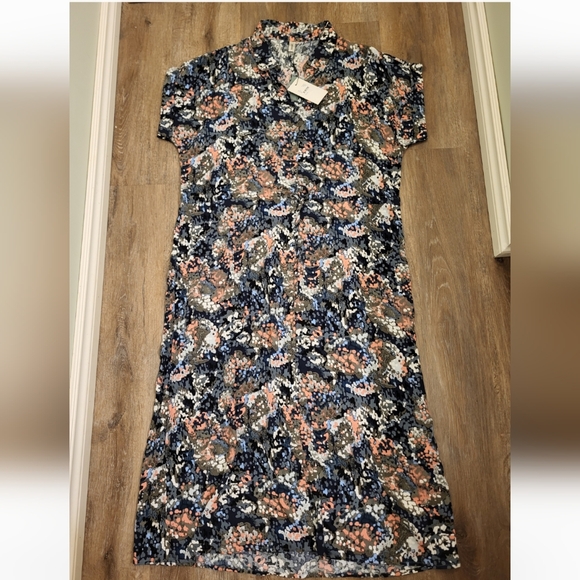 Soya Concept Ilma 3 Floral Dress Size Large Multi Color - Picture 3 of 11